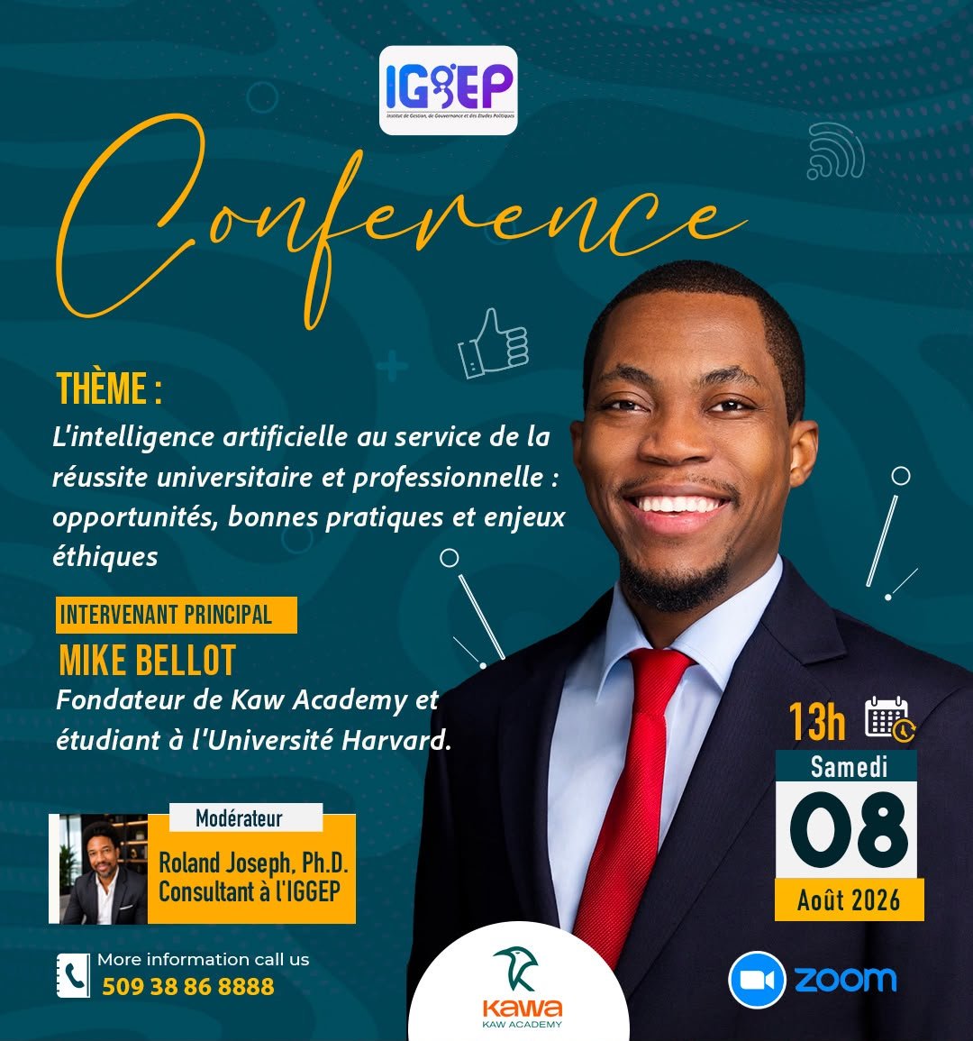 L’IGGEP lance une série de conférences sur l’intelligence artificielle en Haïti